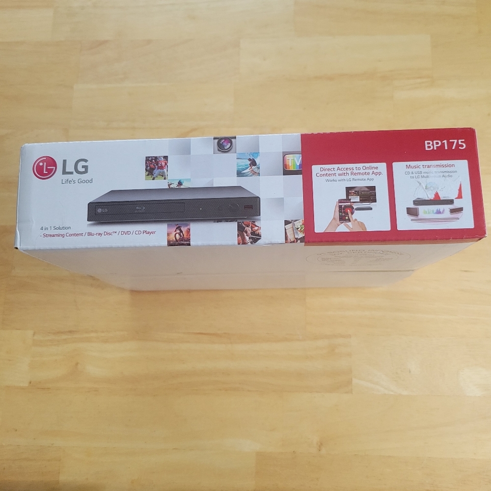 New in box LG Blu-ray DVD Player - Picture 4 of 7